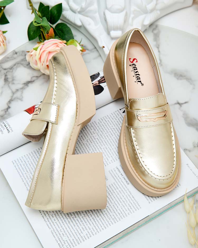 Royalfashion Damen Mokassins auf einem Pfosten Ralbali