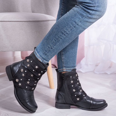 Schwarze Livija-Sternentaschen - Schuhe