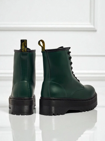 Damen Worker Boots mit Prägung Isadore