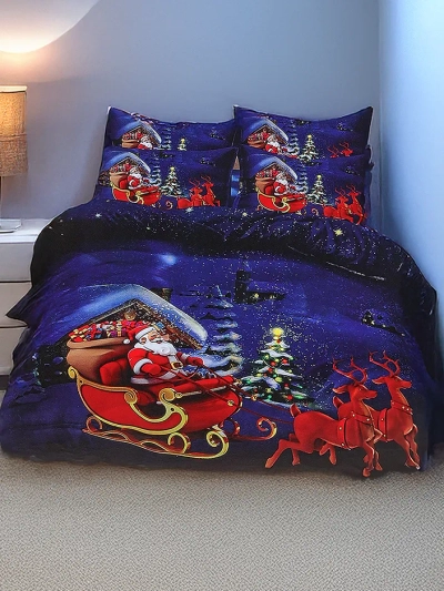 Royalfashion Weihnachtsbettwäscheset 160x200 komplett 3-TEILE