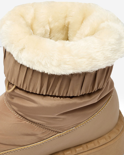 Royalfashion Damen Schneestiefel Yoppella