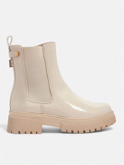 Lackierte Damenstiefeletten aus Öko-Leder Calebi