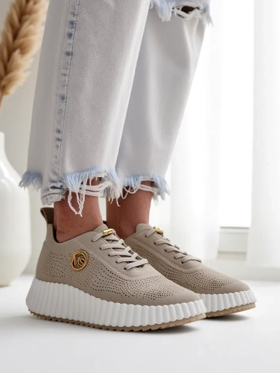 Royalfashion Damen sportliche Schnürsneaker Tobin