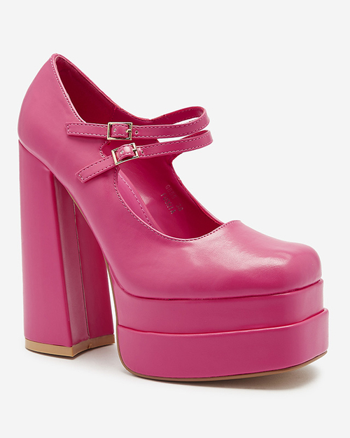 Жіночі туфлі на високій шпильці Edisa кольору фуксії - Взуття