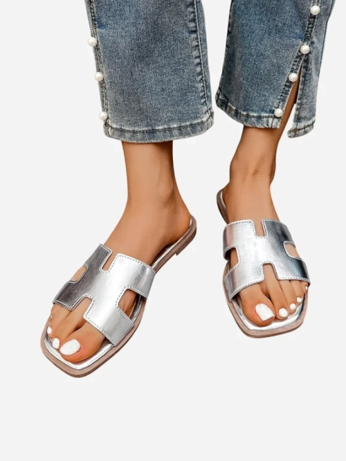 Royalfashion Жіночі тапочки з плоскою підошвою Eval