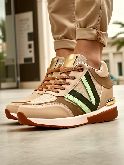 Royalfashion Damen Sportschuhe mit verstecktem Keil Venixxe