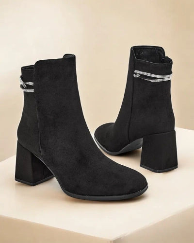 Royalfashion Damen Stiefeletten auf einem Pfosten Losite