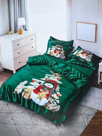 Royalfashion Weihnachtsbettwäsche 160x200 3-teiliges Set