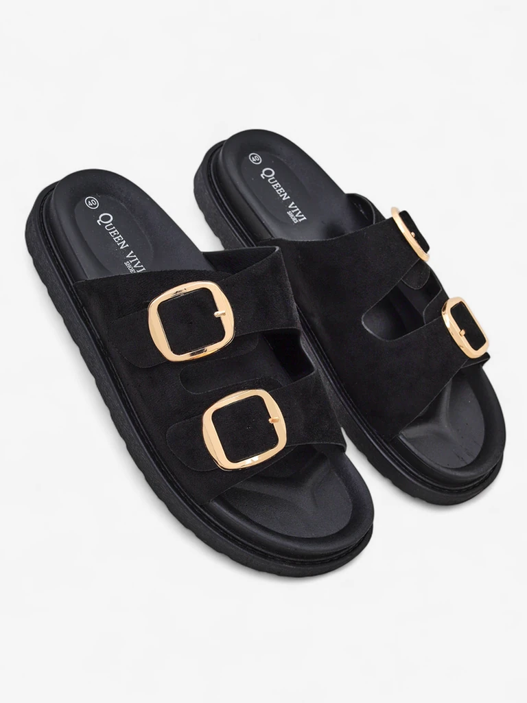 Royalfashion Damensandalen mit Schnallen Moments