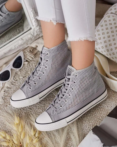 Royalfashion Damen Nizzef durchbrochene Sneakers