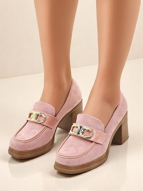 Royalfashion Жіночі мокасини на блоці Qeroy