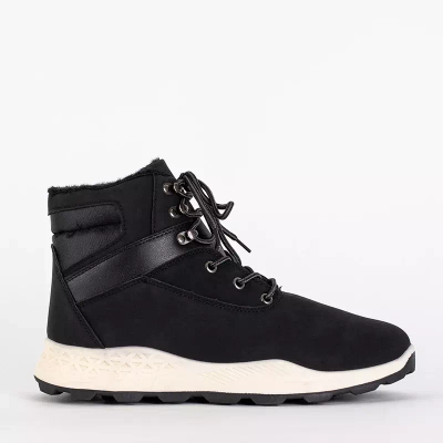OUTLET Schwarze isolierte Nuok-Stiefel für Herren - Schuhe