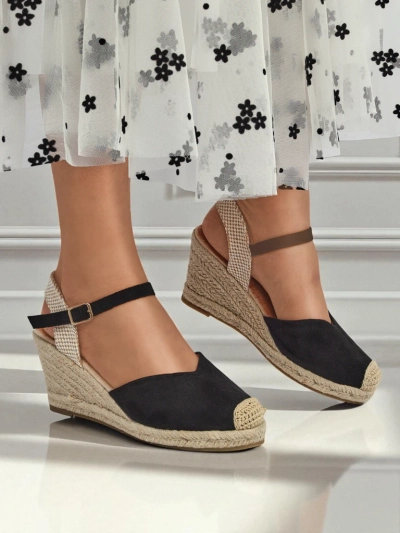 Royalfashion Damen Keilabsatz-Sandalen Solara Espadrilles