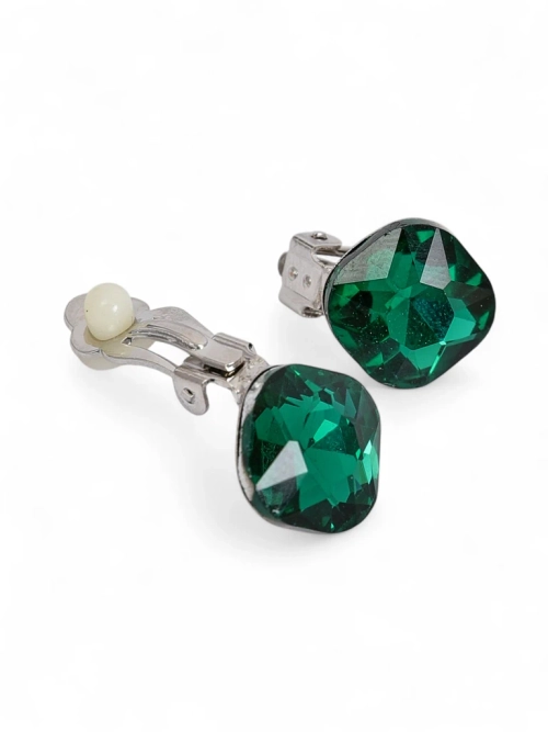 Royalfashion Кліпси сережки жіночі з кристалом