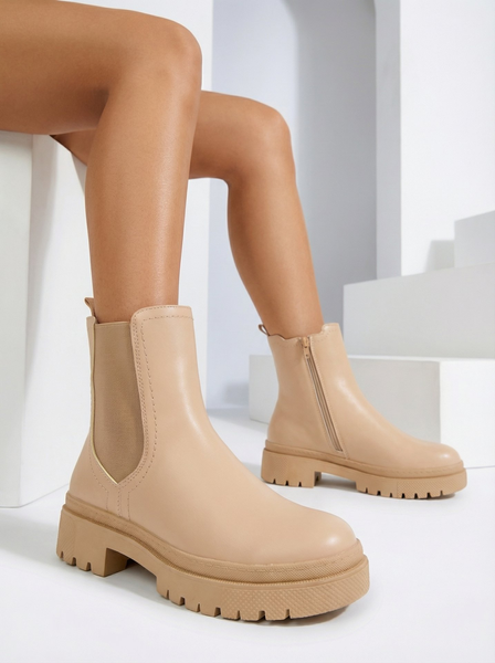 Royalfashion Damen eko Leder Dovivas Stiefel