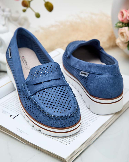 Royalfashion Ажурні жіночі мокасини Leteller