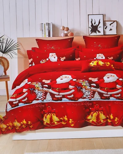 Royalfashion Weihnachtsbettwäsche 160x200 Set 3-TEILE