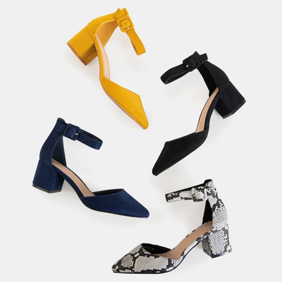 Damen-Serpentinen-Pumps am Lux-Pfosten - Schuhe