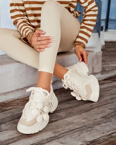 Royalfashion Damen Plateau Turnschuhe Bereya