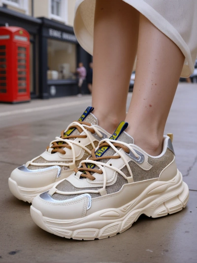 Royalfashion Damen Sneakers auf dicker Sohle Teresii