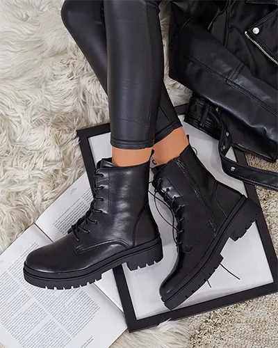 Royalfashion Women's Bumalo Schnürstiefel