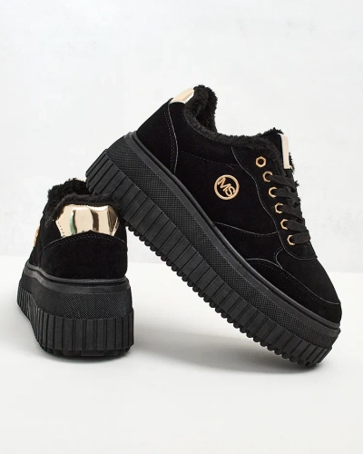 Royalfashion Warmed women's sneakers with fur Nozii