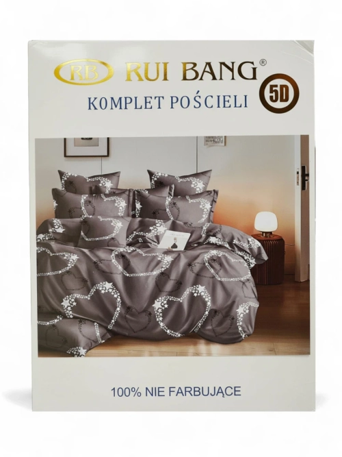 Royalfashion Візерункова постільна білизна 180x200 комплект 3 ШТУКИ