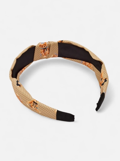 Royalfashion Haarband mit Flechtmuster, Punkten und Bären