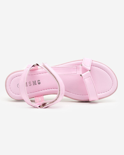 Lila, flache Damensandalen Hereris - Footwear