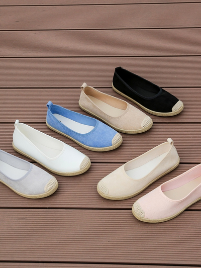 Royalfashion Damen Eco-Suede Espadrilles Aroles