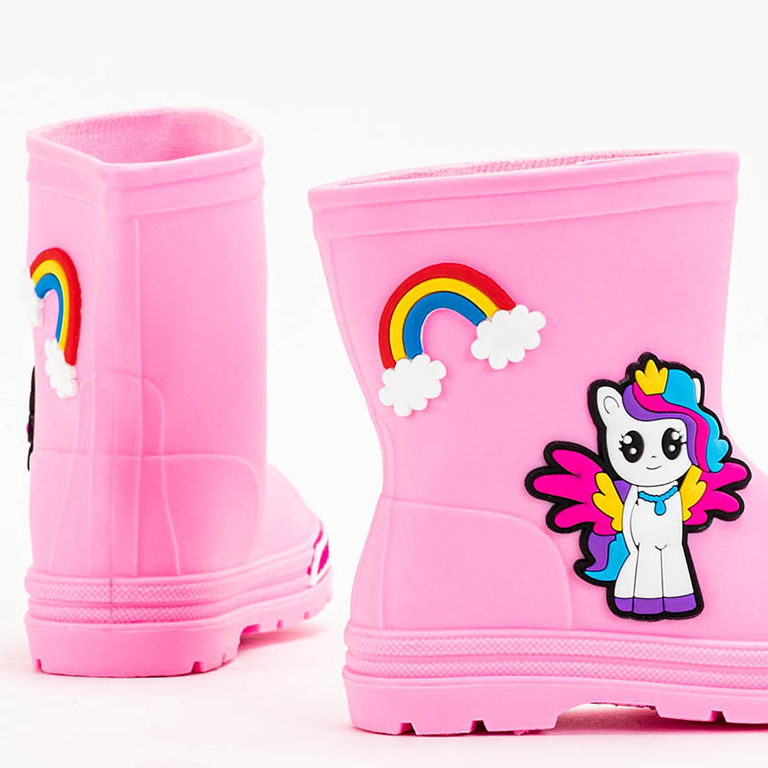 Pinke Regenstiefel für Mädchen Uncon - Footwear