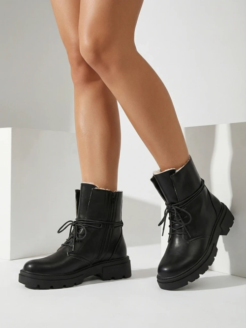 Жіночі Ботильйони Luna Чорні Шкіряні Елегантні на Зиму