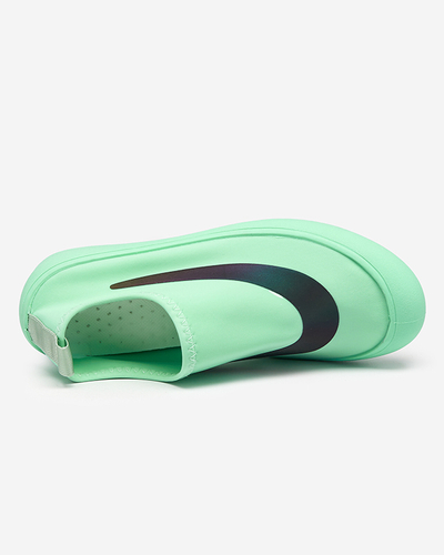 OUTLET Minzfarbene Slip-on-Sneakers für Damen Lerick - Schuhe