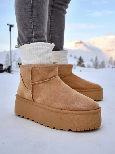 Royalfashion Damen Plateau-Schneestiefel a'la Dagodo