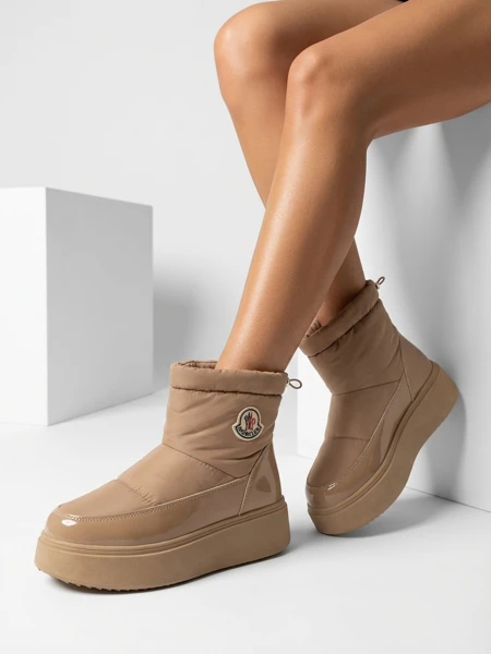 Royalfashion Damen-Schneestiefel in brauner Farbe Ademra