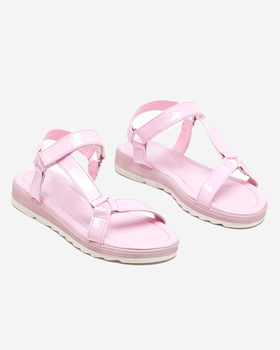 Lila, flache Damensandalen Hereris - Footwear