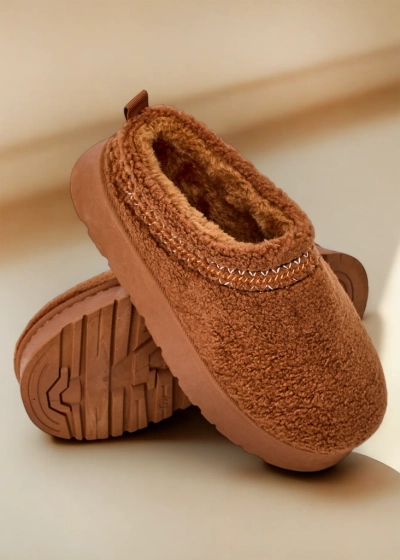 Royalfashion Kurze Damen Schneestiefel Esel