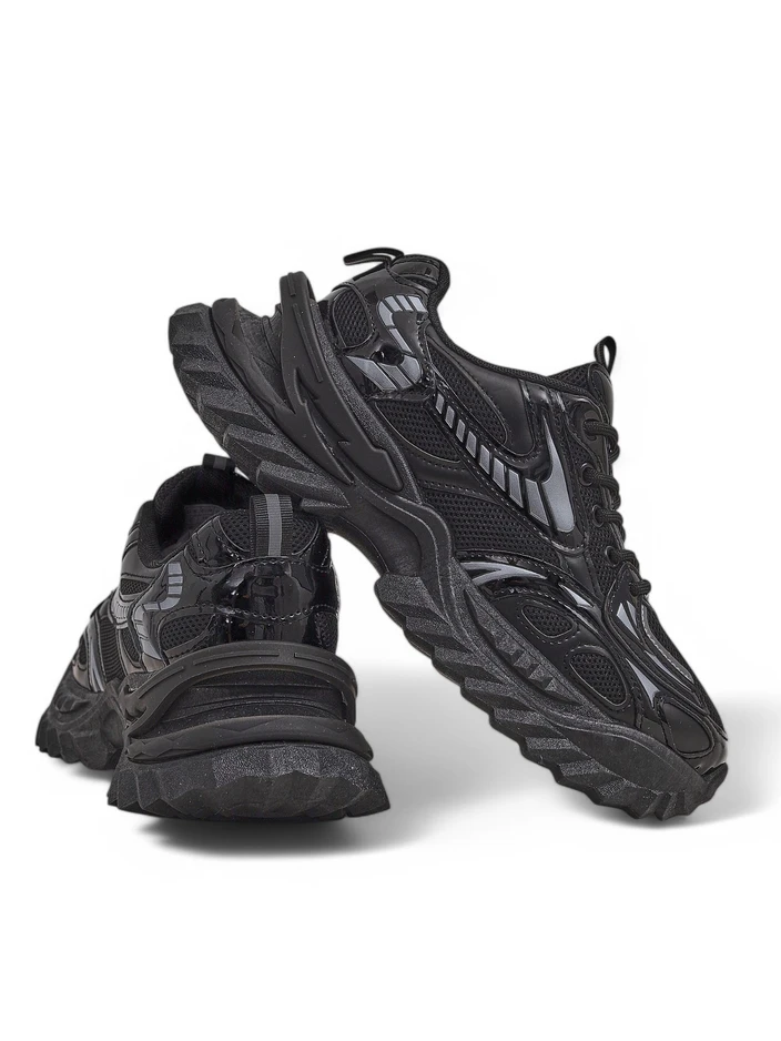 Royalfashion Damen Lack-Sneaker Leysi