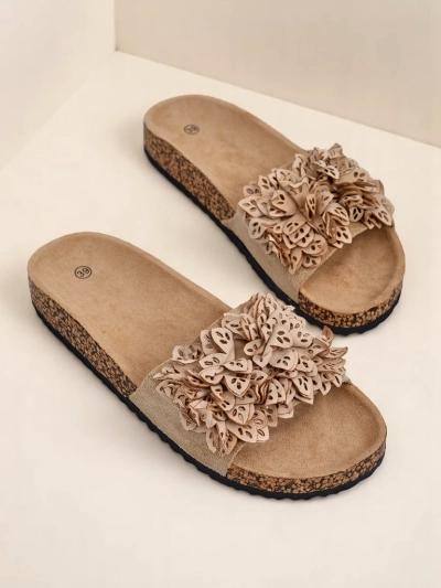 Royalfashion Damensandalen mit Blumen Occes