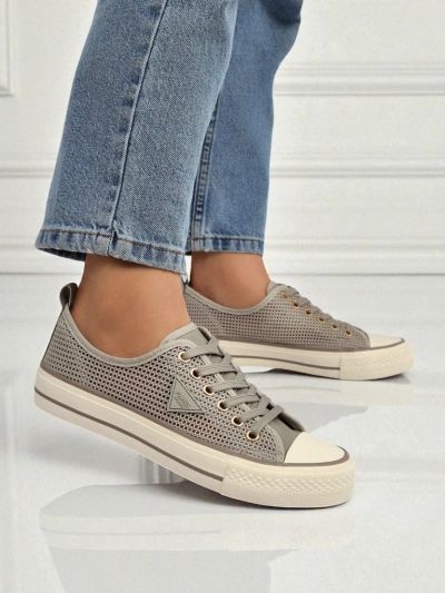 Royalfashion Damen perforierte Sneaker Rebbse