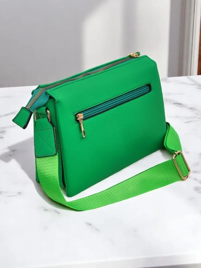 Royalfashion Clutch-Handtasche für Damen mit gesteppter Vorderseite