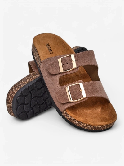 Royalfashion Damensandalen mit Schnallen Foumy