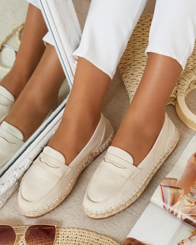 Royalfashion Damen eko Wildleder Mokassins Monum