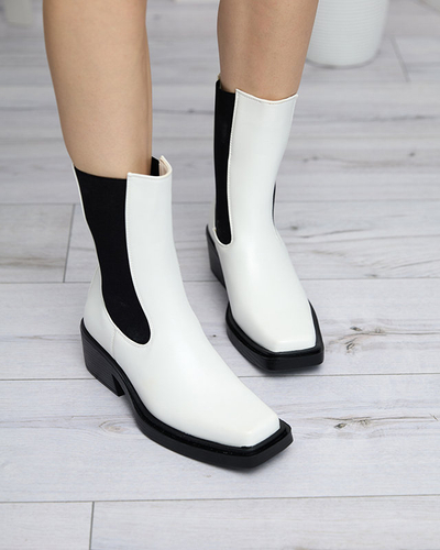 Weiße hohe Damen-Stiefel Darran - Footwear