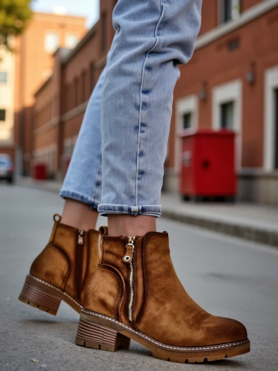 Royalfashion Damen Stiefeletten Fiefo