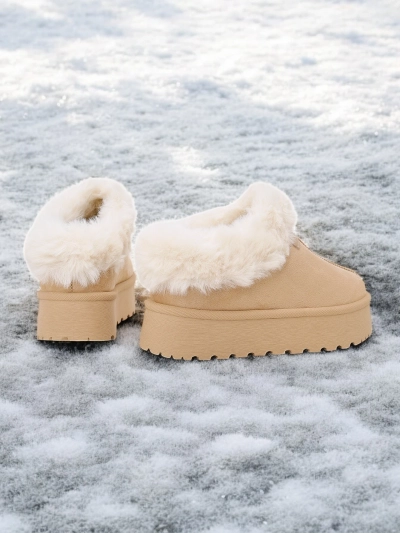 Royalfashion Damen Kurze Schneestiefel Modis
