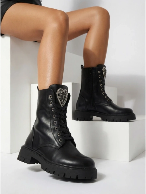 Жіночі Ботильйони Luna Чорні Шкіряні Елегантні на Осінь