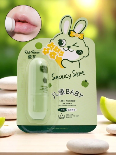 Kinder-Lippenbalsam – spendet Feuchtigkeit und regeneriert – Apfel