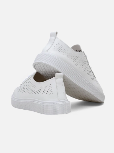 Royalfashion Damen Ażurowe Sportliche Schnürschuhe Adette