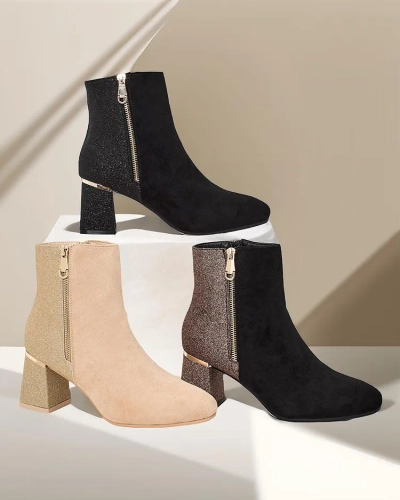 Royalfashion Damen Stiefeletten auf einem Stiletto Boratos